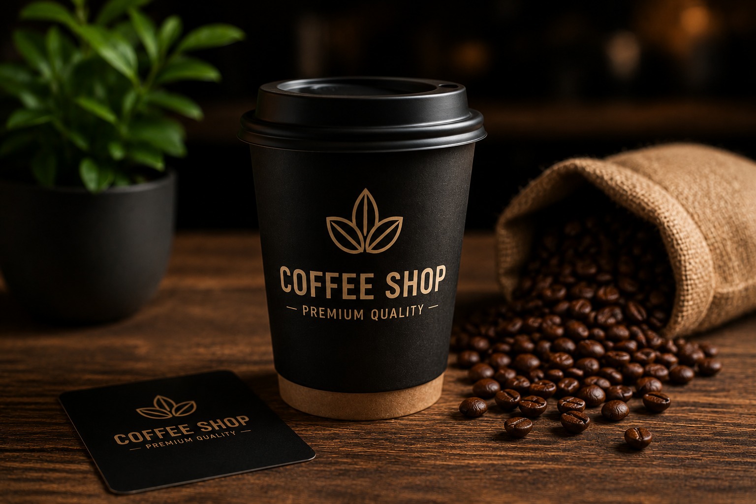 Iced batch brew takeaway cup